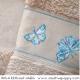 <b>Butterflies - design for Hand towel</b><br>cross stitch pattern<br>by <b>Marie-Anne Réthoret-Mélin</b>