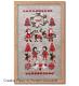 <b>Nordic Christmas banner</b><br>cross stitch pattern<br>by <b>Perrette Samouiloff</b>