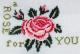 <b>A Rose for You</b><br>cross stitch pattern<br>by <b>Agnès Delage-Calvet</b>
