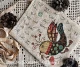 <b>Funky Bird Ditty Pouch</b><br>cross stitch pattern<br>by <b>Barbara Ana Designs</b>