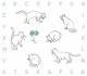 <b>Cats</b><br>cross stitch pattern<br>by <b>Monique Bonnin</b>