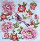 <b>Oriental Flower Delight</b><br>cross stitch pattern<br>by <b>Lesley Teare Designs</b>