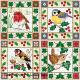 <b>Christmas Birds (cards)</b><br>cross stitch pattern<br>by <b>Lesley Teare Designs</b>