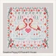 <b>Flamingos</b><br>cross stitch pattern<br>by <b>Riverdrift House</b>