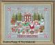 <b>Red House Merry Christmas</b><br>cross stitch pattern<br>by <b>Tiny Modernist</b>
