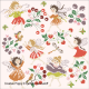 <b>Garden Fairies</b><br>cross stitch pattern<br>by <b>Perrette Samouiloff</b>